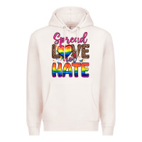 Spread Love Not Hate Premium Hoodie | Teevron