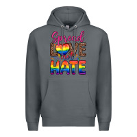 Rock spread love not hate Premium Hoodie - Zillion Design Studio