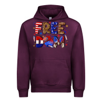 Mauve Wine fourth of july freedom Urban Hoodie - texasbilliewilder