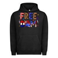 Pigment Black fourth of july freedom Urban Hoodie - texasbilliewilder