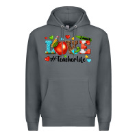 Rock love teacher life Premium Hoodie - texasbilliewilder