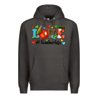 Smoke love teacher life Premium Hoodie - texasbilliewilder