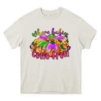 Cream where babies come from Heavy Core Tee - LillyAllenDesigns