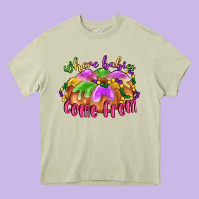 Where Babies Come From Heavy Core Tee Designed By Lillyallendesigns