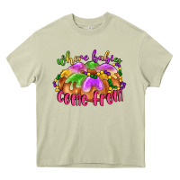 Mossy where babies come from Heavy Core Tee - LillyAllenDesigns