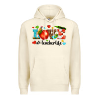 Sandshell love teacher life Premium Hoodie - texasbilliewilder