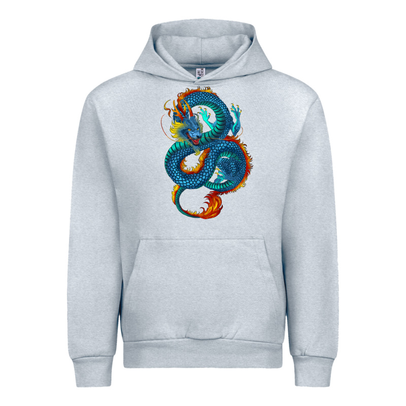 Blue Dragon Urban Hoodie by RanaPortraitStore | Teevron