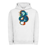 Pigment Lunar Rock blue dragon Urban Hoodie - RanaPortraitStore