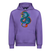 Tulip blue dragon Urban Hoodie - RanaPortraitStore