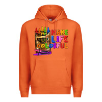 Carrot make life colorful Premium Hoodie - texasbilliewilder