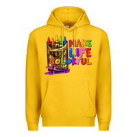 Lemon make life colorful Premium Hoodie - texasbilliewilder