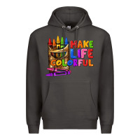 Smoke make life colorful Premium Hoodie - texasbilliewilder