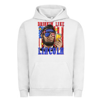 Pigment Lunar Rock drinking like lincoln Urban Hoodie - texasbilliewilder