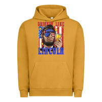 Pigment Peanut Butter drinking like lincoln Urban Hoodie - texasbilliewilder