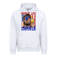 White drinking like lincoln Urban Hoodie - texasbilliewilder