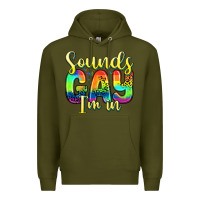 Army Green sounds gay i m in Premium Hoodie - Zillion Design Studio