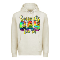 Oatmeal Heather sounds gay i m in Premium Hoodie - Zillion Design Studio
