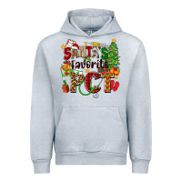 Heather Grey santa's favorite pct Urban Hoodie - Zillion Design Studio