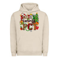 Pigment French Oak santa's favorite pct Urban Hoodie - Zillion Design Studio