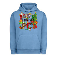 Pigment Pebble Blue santa's favorite pct Urban Hoodie - Zillion Design Studio