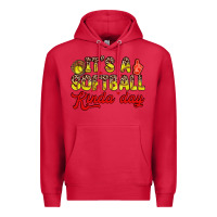 Cardinal it s a softball kinda day Premium Hoodie - Zillion Design Studio