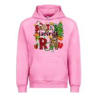 Fuchsia Pink santa's favorite rn Urban Hoodie - Zillion Design Studio