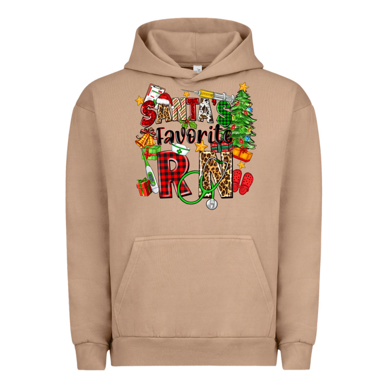 Santa's Favorite Rn Urban Hoodie by Zillion Design Studio | Teevron