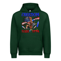 Forest Green freedom born to be free tour 1776 Urban Hoodie - texasbilliewilder