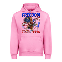 Fuchsia Pink freedom born to be free tour 1776 Urban Hoodie - texasbilliewilder
