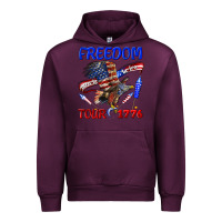 Mauve Wine freedom born to be free tour 1776 Urban Hoodie - texasbilliewilder