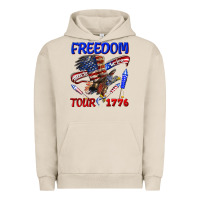 Pigment French Oak freedom born to be free tour 1776 Urban Hoodie - texasbilliewilder