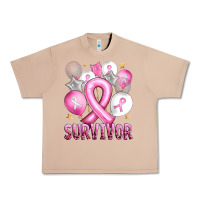 Burro Balloons cancer ribbon survivor Urban Heavy Tee - Artiststas