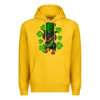 Lemon st. patrick's day lucky dachshund puppy Premium Hoodie - RanaPortraitStore