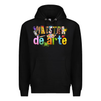 Black maestra de arte Premium Hoodie - texasbilliewilder
