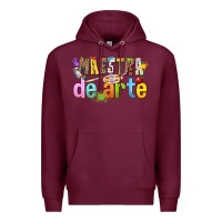 Burgundy maestra de arte Premium Hoodie - texasbilliewilder