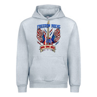Heather Grey freedom rocks make some noise Urban Hoodie - texasbilliewilder