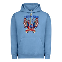 Pigment Pebble Blue freedom rocks make some noise Urban Hoodie - texasbilliewilder