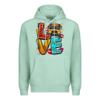 Seafoam love school bus Premium Hoodie - texasbilliewilder