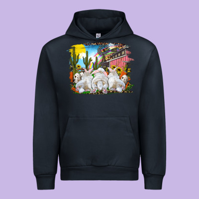 Urban Hoodie easter farm with bunnies