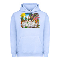 Pigment Grape Ice easter farm with bunnies Urban Hoodie - RanaPortraitStore