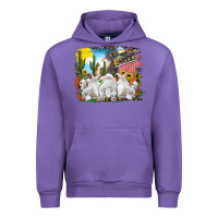 Tulip easter farm with bunnies Urban Hoodie - RanaPortraitStore