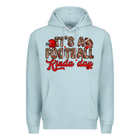 Blue Mist it s a football kinda day Premium Hoodie - Zillion Design Studio