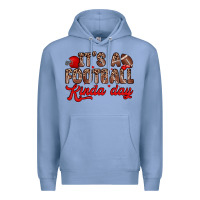 Colony Blue it s a football kinda day Premium Hoodie - Zillion Design Studio