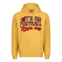 Mustard it s a football kinda day Premium Hoodie - Zillion Design Studio