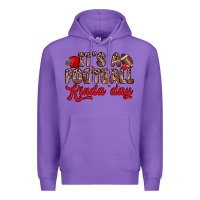 Purple it s a football kinda day Premium Hoodie - Zillion Design Studio