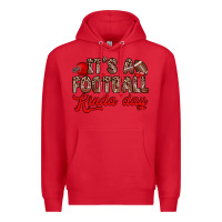 Red it s a football kinda day Premium Hoodie - Zillion Design Studio