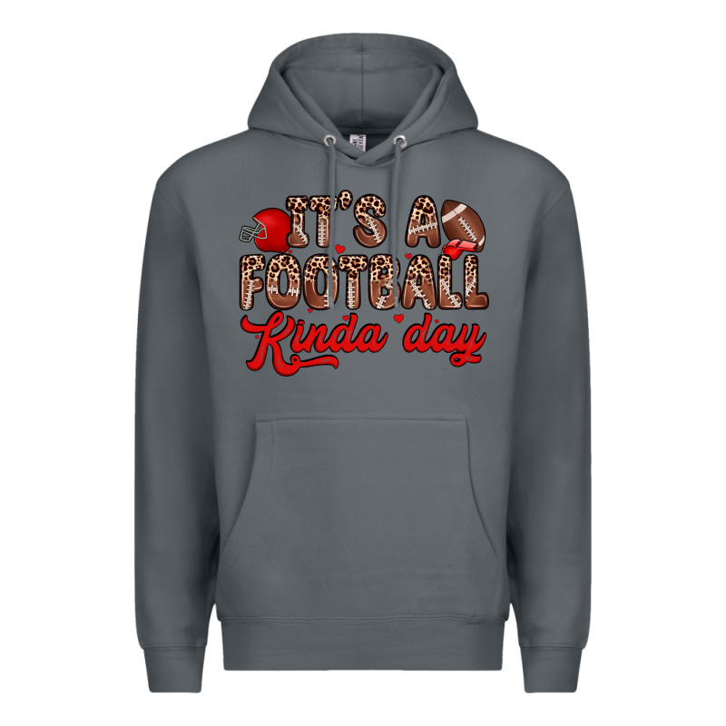 It S A Football Kinda Day Premium Hoodie by Zillion Design Studio | Teevron