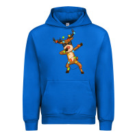 Cobalt dabbing deer Urban Hoodie - Zillion Design Studio