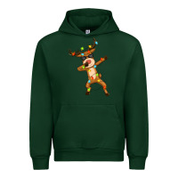 Foreset Green dabbing deer Urban Hoodie - Zillion Design Studio