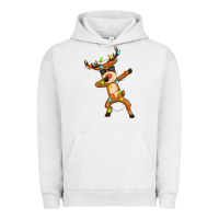 Pigment Lunar Rock dabbing deer Urban Hoodie - Zillion Design Studio